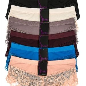 6pk women’s lace panties